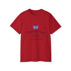 Transcend CO. Premium Tee Ultra Cotton Graphic T-Shirt (Unisex) Cherry Red