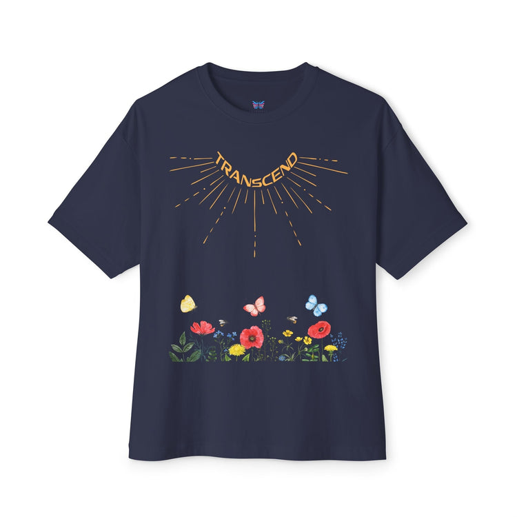 Rise And Grow Double Graphic Transcend T-Shirt (Unisex) Navy