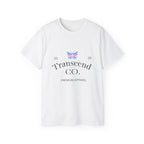 Transcend CO. Premium Tee Ultra Cotton Graphic T-Shirt (Unisex) White