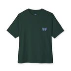 Transcend Butterfly Tee – Embrace Your Evolution Graphic (Unisex) Forest Green