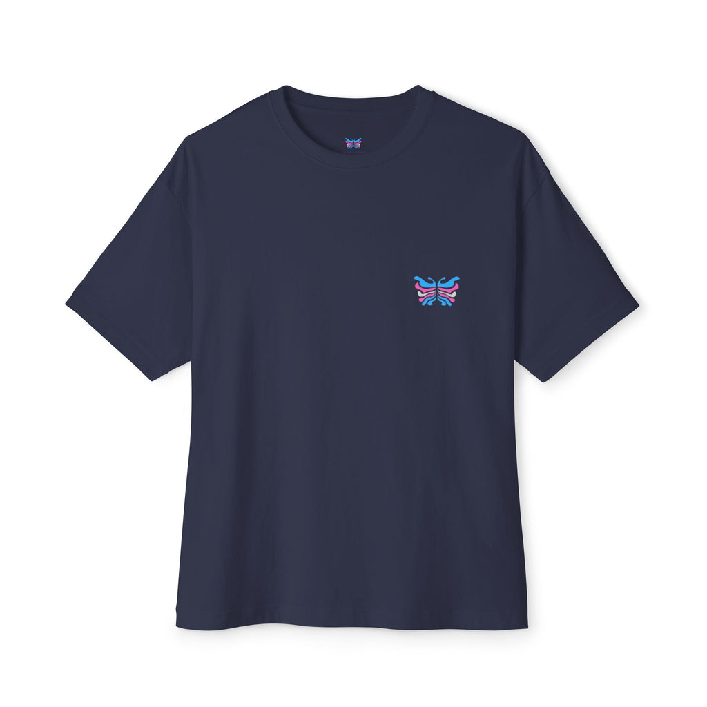 Transcend Flag Tee – Wear Your Truth Graphic Comfy Shirt (Unisex) Navy