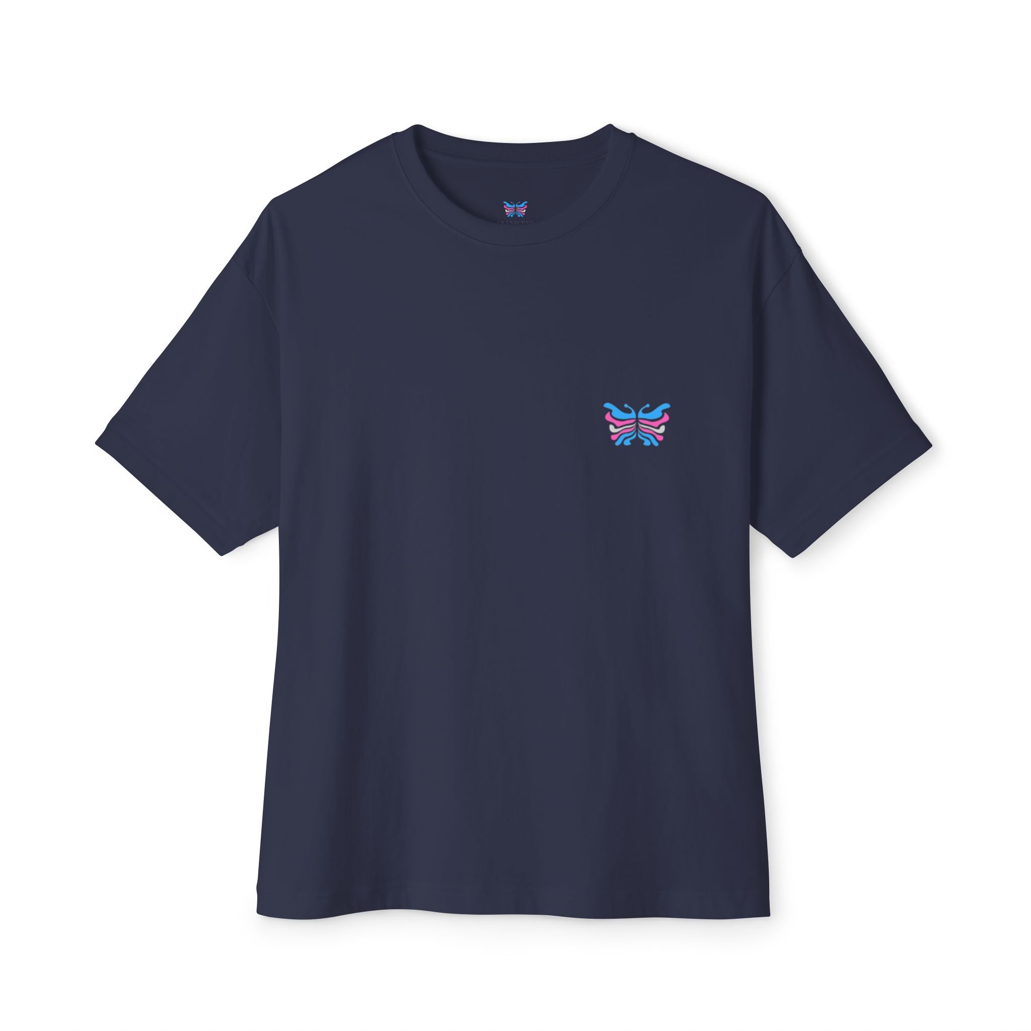 Transcend Flag Tee – Wear Your Truth Graphic Comfy Shirt (Unisex) Navy