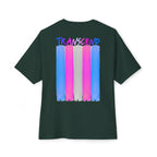 Transcend Flag Tee – Wear Your Truth Graphic Comfy Shirt (Unisex) Forest Green