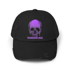 Nightmare Collection Distressed Transcend Baseball Cap (Unisex) Black