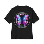 Trans Is Beautiful Butterfly Graphic Comfy Cotton T-Shirt (Unisex) Black
