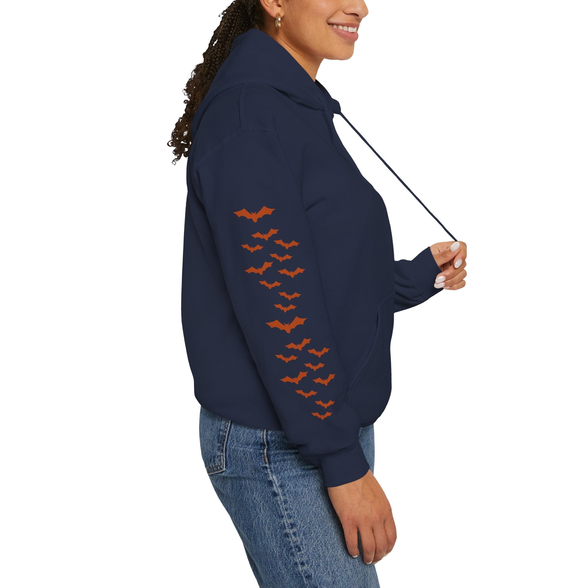 Haunted Manor Transcend Hooded Sweatshirt (Unisex) Navy