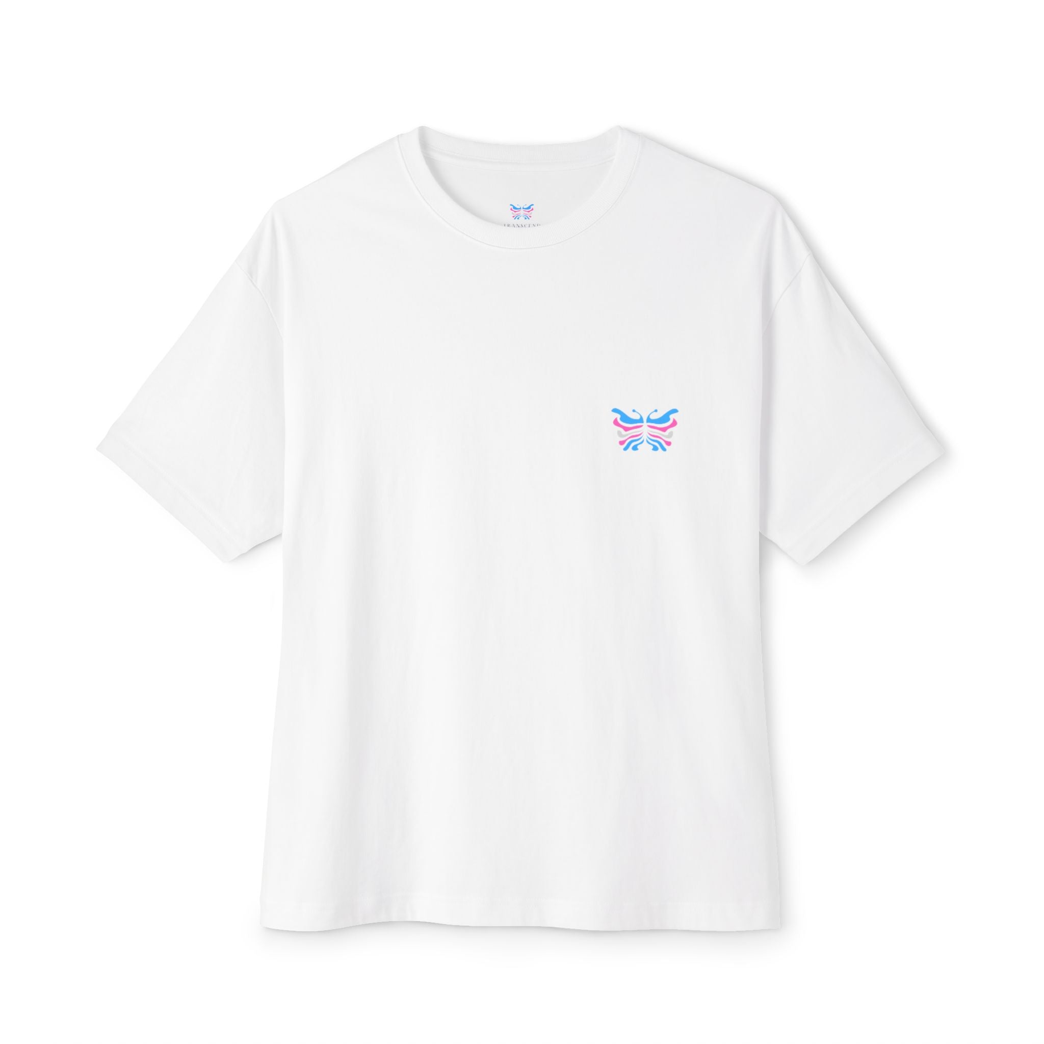 Transcend Flag Tee – Wear Your Truth Graphic Comfy Shirt (Unisex) White