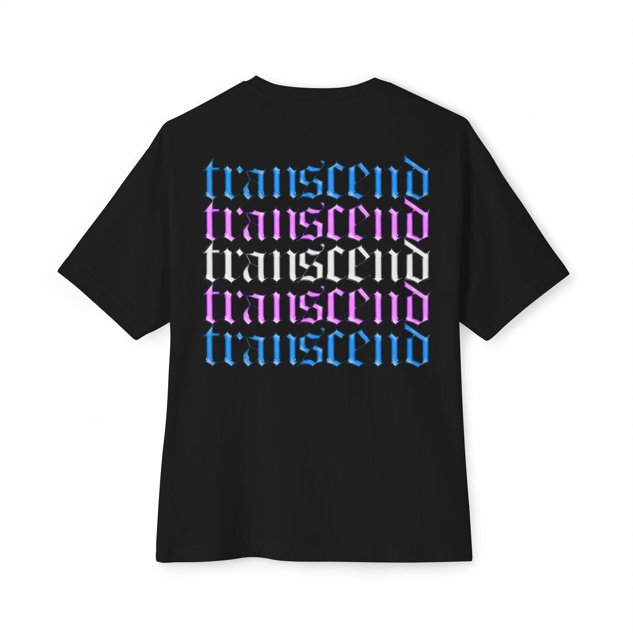  Transcend Blackletter Font Gothic Graphic Transcend T-Shirt (Unisex) Black