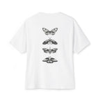 Progress Over Perfection Graphic Oversized Boxy T-Shirt (Unisex) White