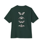 Progress Over Perfection Graphic Oversized Boxy T-Shirt (Unisex) Forest Green