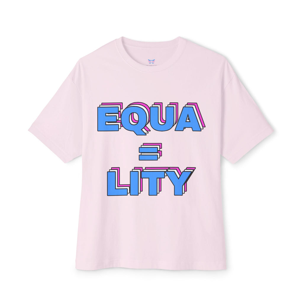 Equality Tee Transcend Comfy Cotton Graphic T-Shirt (Unisex) Soft Pink