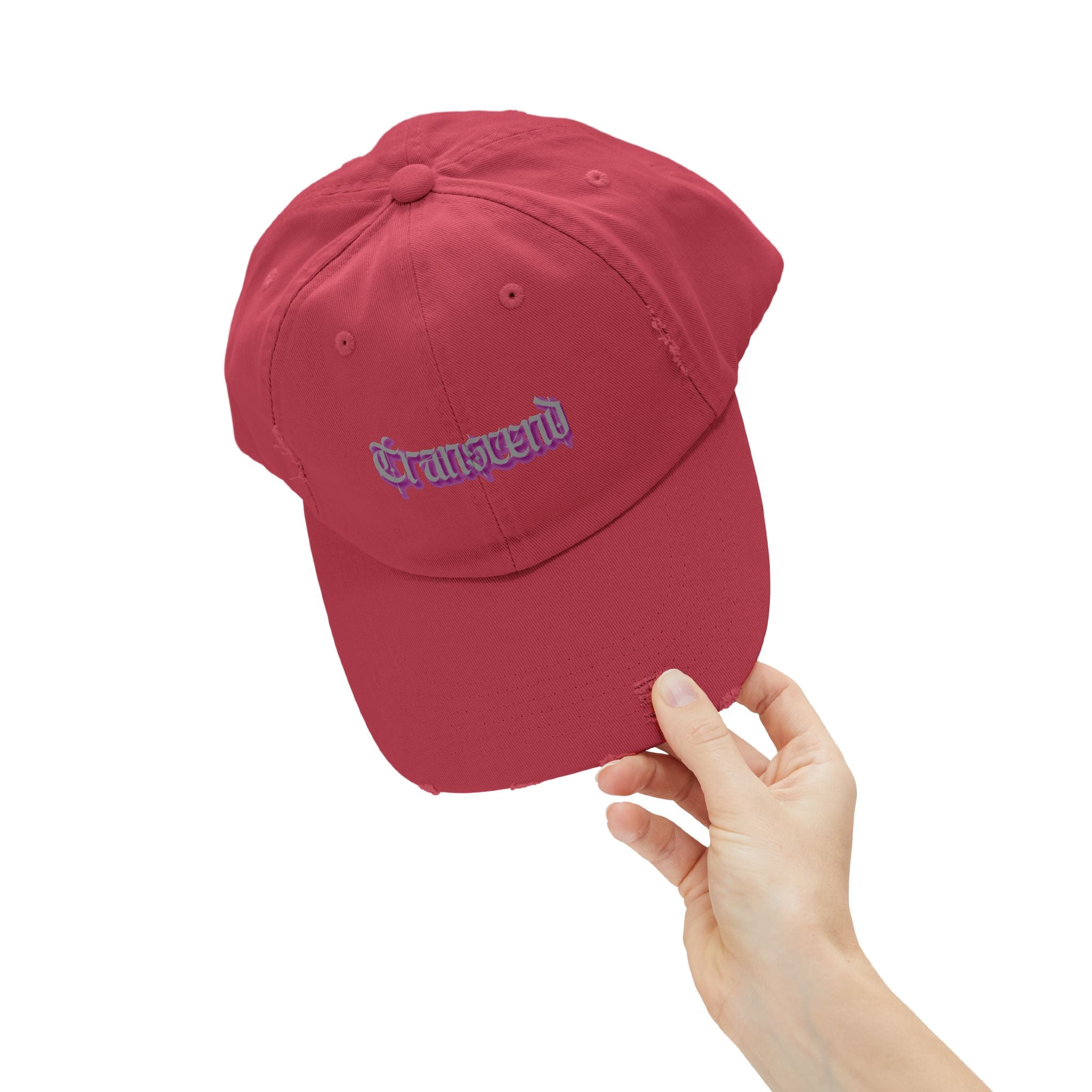 Transcend Gothic Graphic Blackletter Font Distressed Cap (Unisex) Dashing Red