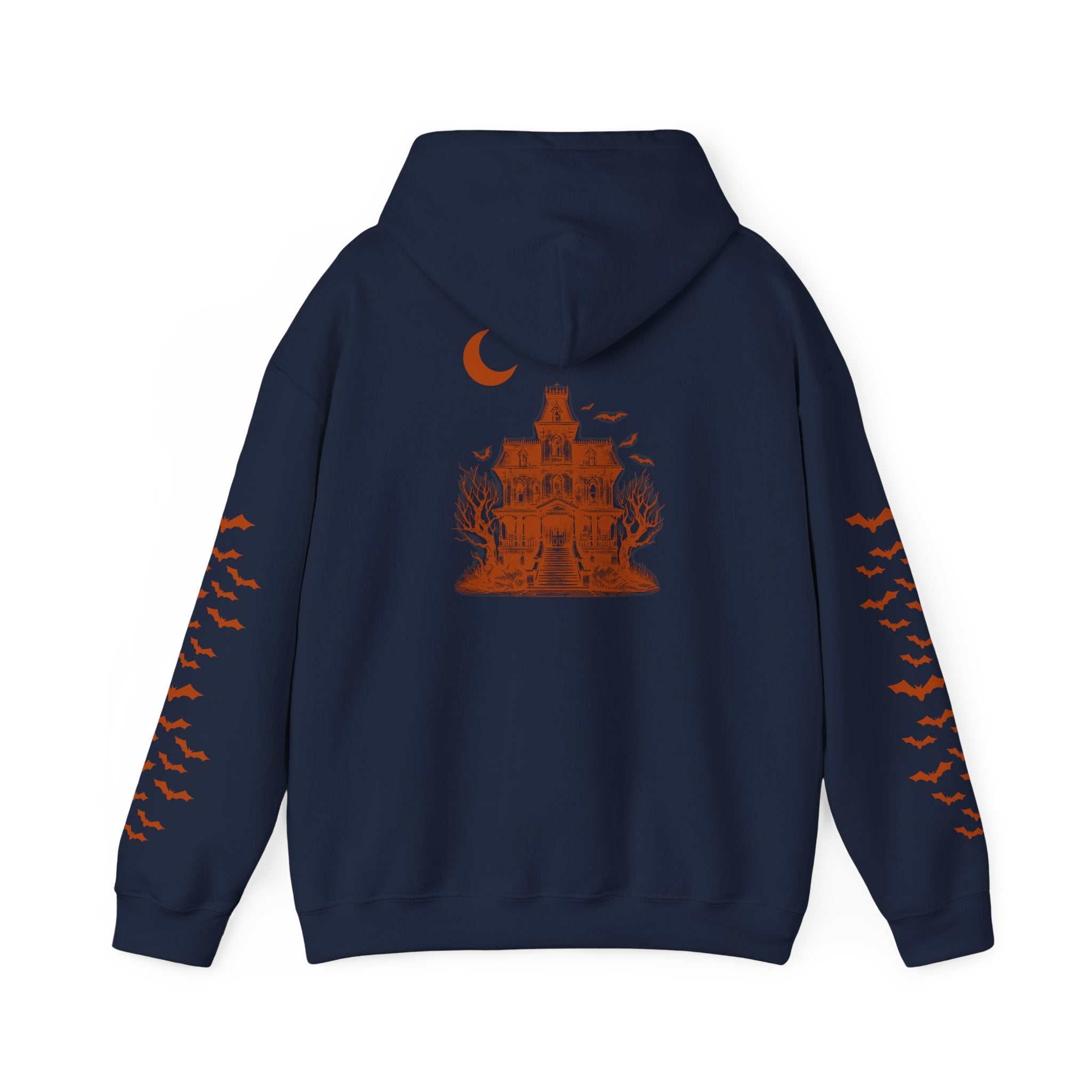 Haunted Manor Transcend Hooded Sweatshirt (Unisex) Navy