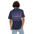 Transcend Blackletter Font Gothic Graphic Transcend T-Shirt (Unisex) Navy
