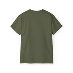 Transcend CO. Premium Tee Ultra Cotton Graphic T-Shirt (Unisex) Military Green