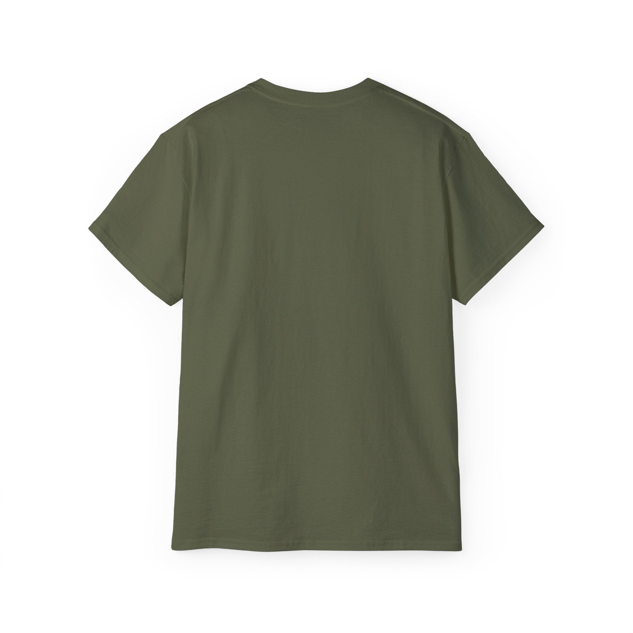 Transcend CO. Premium Tee Ultra Cotton Graphic T-Shirt (Unisex) Military Green