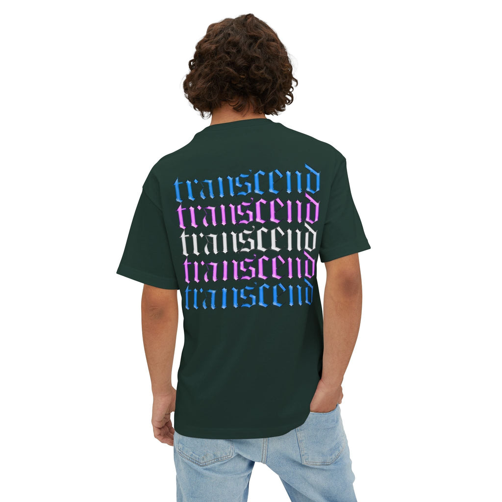 Transcend Blackletter Font Gothic Graphic Transcend T-Shirt (Unisex) Forest Green