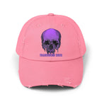 Nightmare Collection Distressed Transcend Baseball Cap (Unisex) True Pink