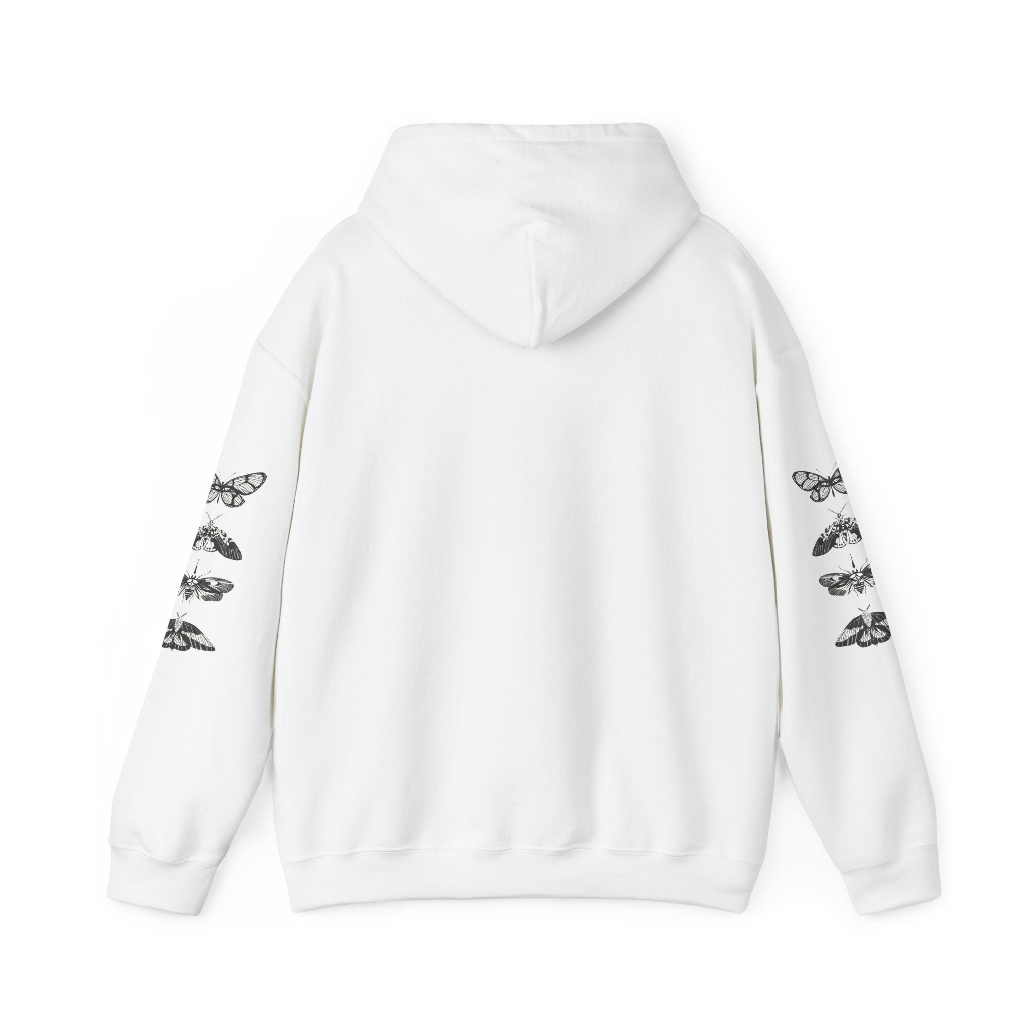 Progress Over Perfection Graphic Hooded Comfy Sweatshirt (Unisex) White