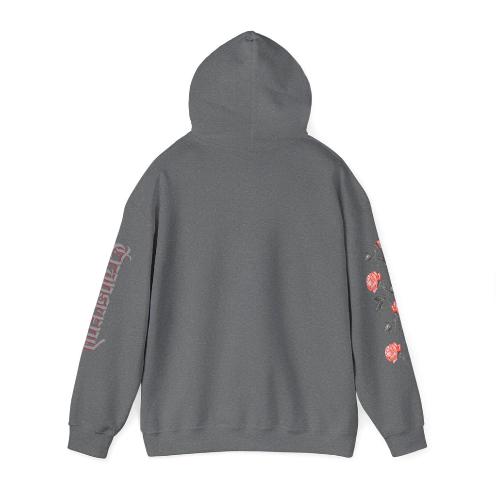 Love Everyone Gothic Graphic Transcend Hoodie Sweatshirt (Unisex) Graphite