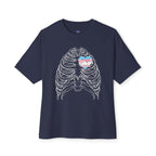 Open Heart Transcend Oversized T-Shirt (Unisex) Navy
