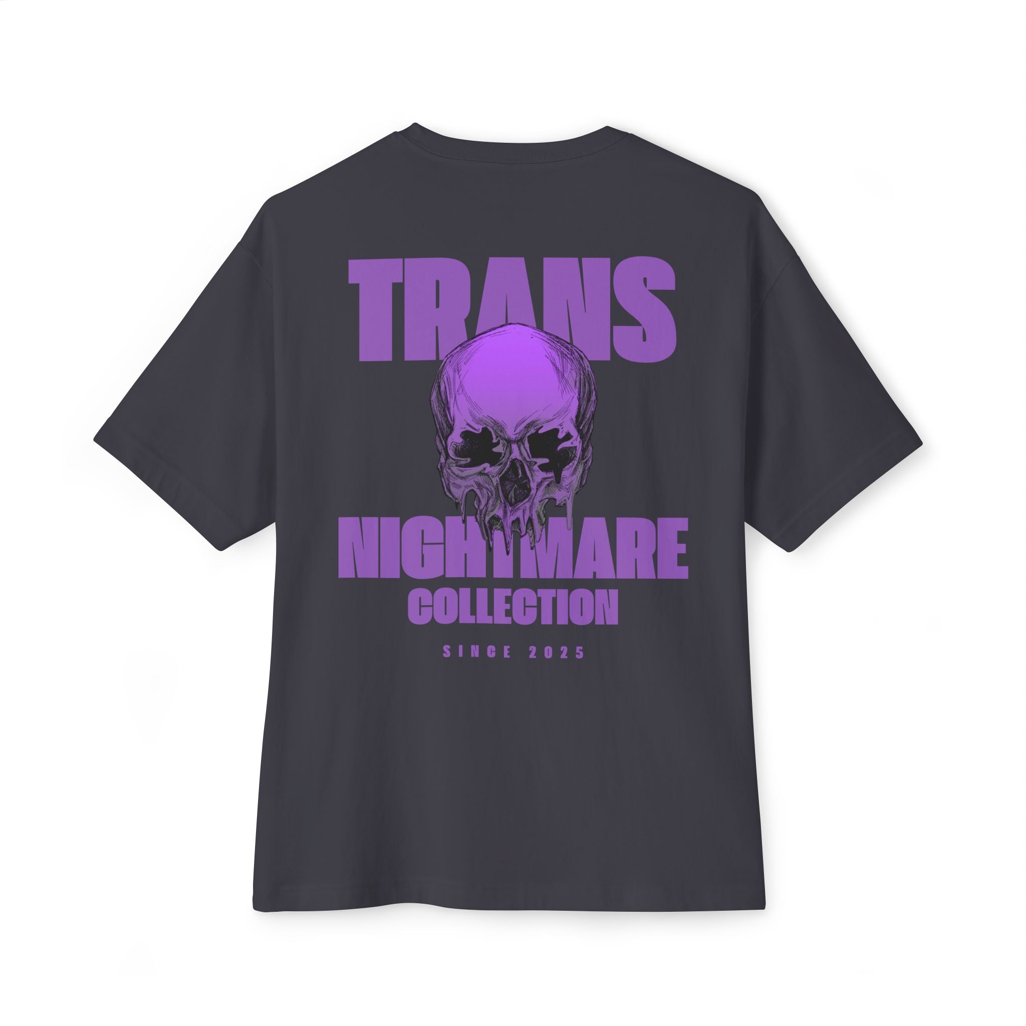 Nightmare Collection Transcend Oversized T-Shirt (Unisex) Dark Grey