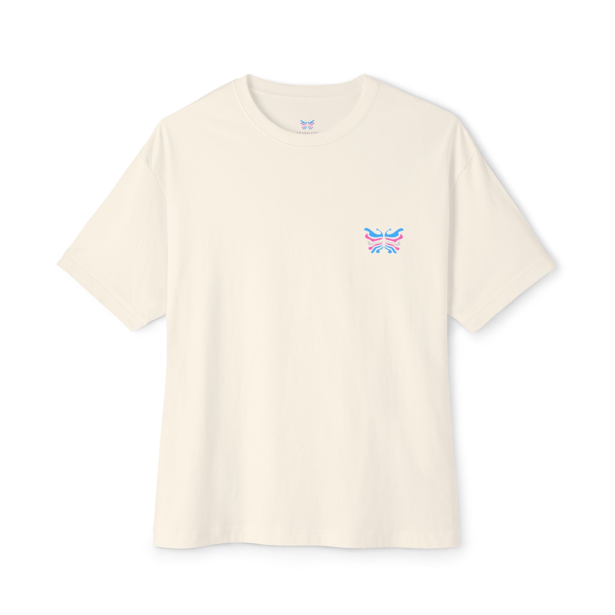 Bite Back Transcend Oversized Boxy T-Shirt (Unisex) Natural