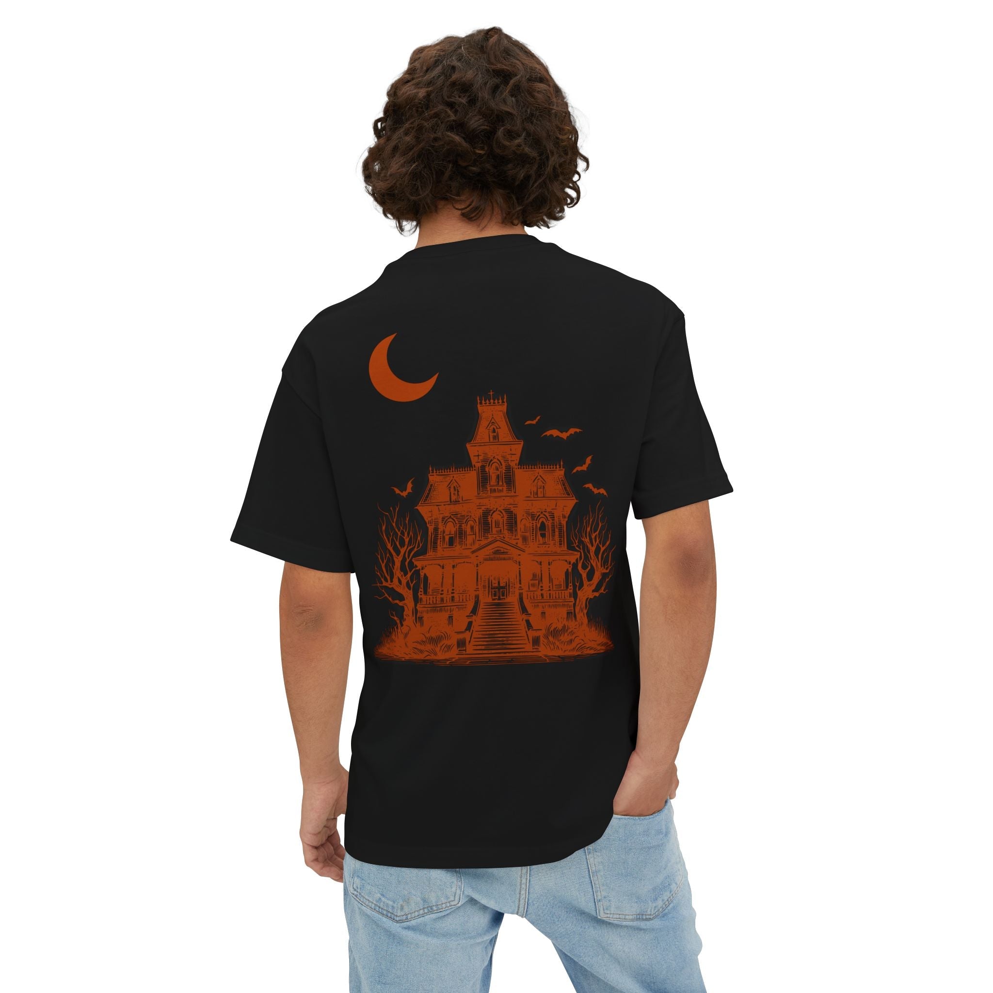 Haunted Manor Transcend Oversized T-Shirt (Unisex) Black