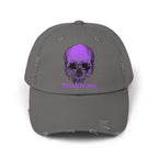 Nightmare Collection Distressed Transcend Baseball Cap (Unisex) Nickel