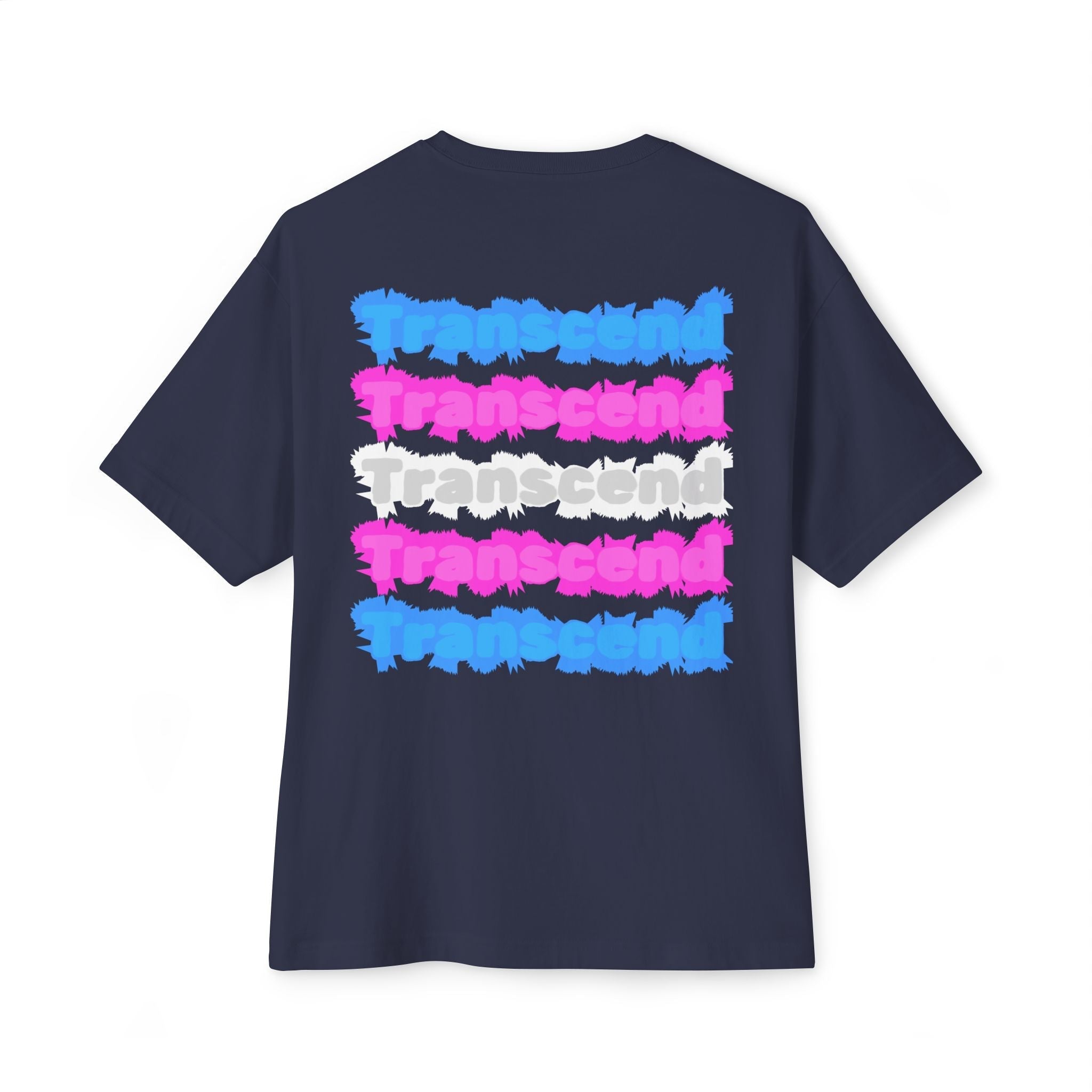 Transcend Power Fist Tee – Strength in Identity T-Shirt (Unisex) Navy