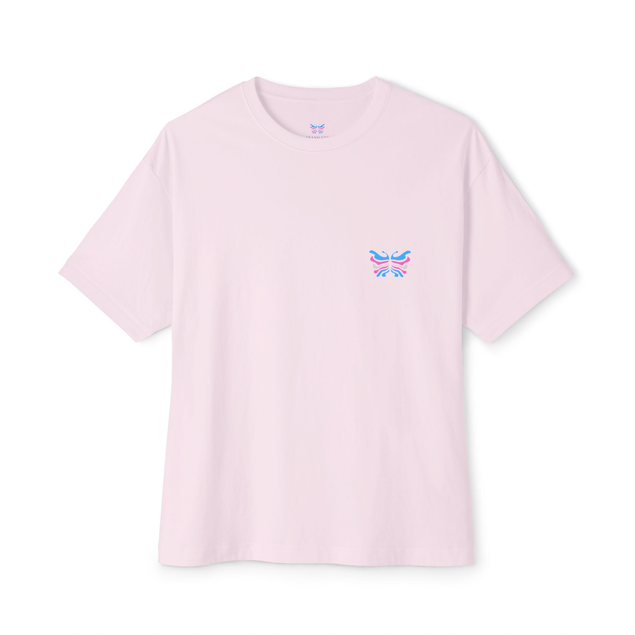 Blossom Floral Tee Shirt Transcend Graphic Oversized Shirt (Unisex) Soft Pink