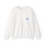 Transcend Logo Crewneck Graphic Long Sleeve Comfy Cotton (Unisex) White