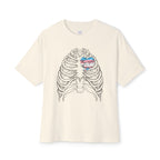 Open Heart Transcend Oversized T-Shirt (Unisex) Natural
