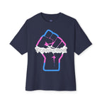 Transcend Power Fist Tee – Strength in Identity T-Shirt (Unisex) Navy