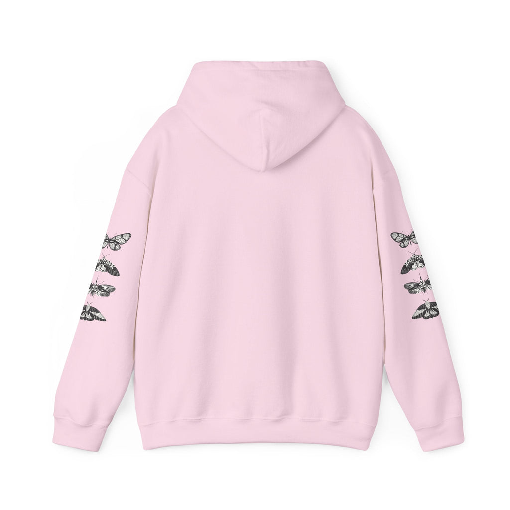 Progress Over Perfection Graphic Hooded Comfy Sweatshirt (Unisex) Soft Pink