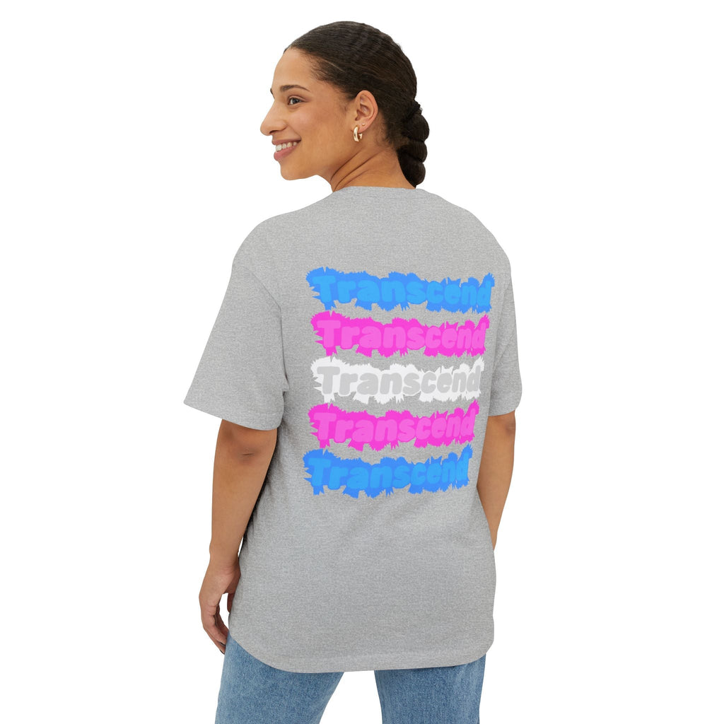 Transcend Power Fist Tee – Strength in Identity T-Shirt (Unisex) Athletic Grey