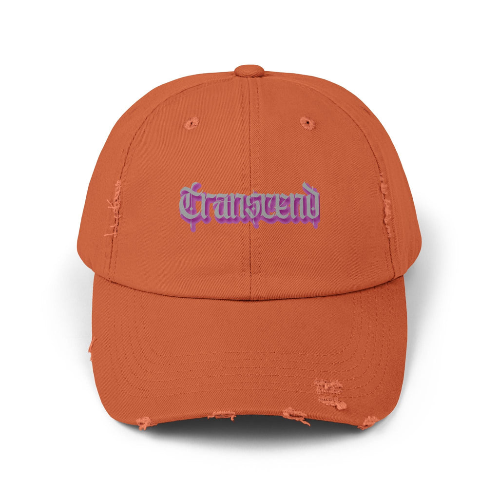 Transcend Gothic Graphic Blackletter Font Distressed Cap (Unisex) Burnt Orange
