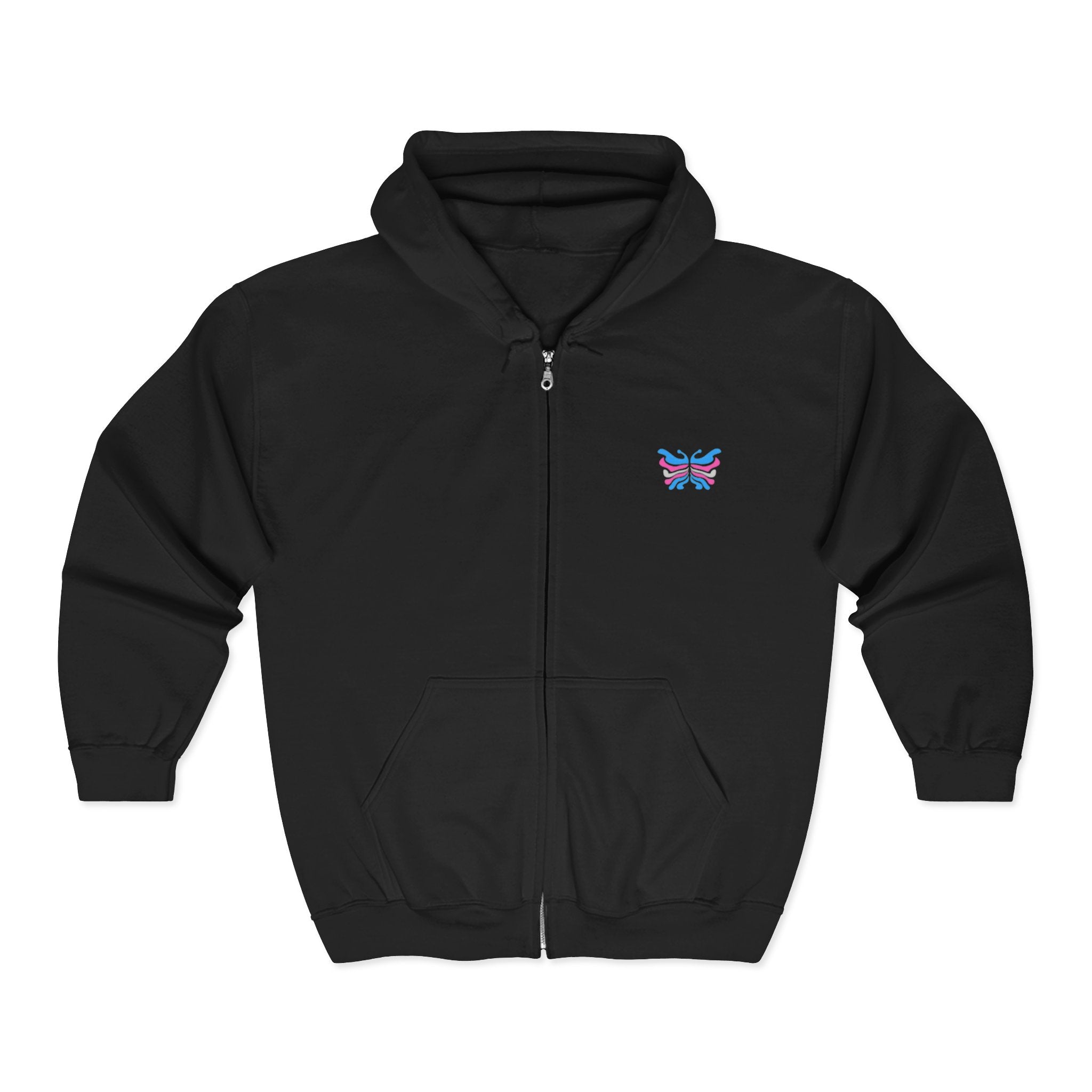 Nightmare Collection Zip-Up Transcend Hoodie (Unisex) Black