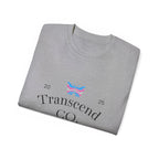 Transcend CO. Premium Tee Ultra Cotton Graphic T-Shirt (Unisex) Athletic Grey