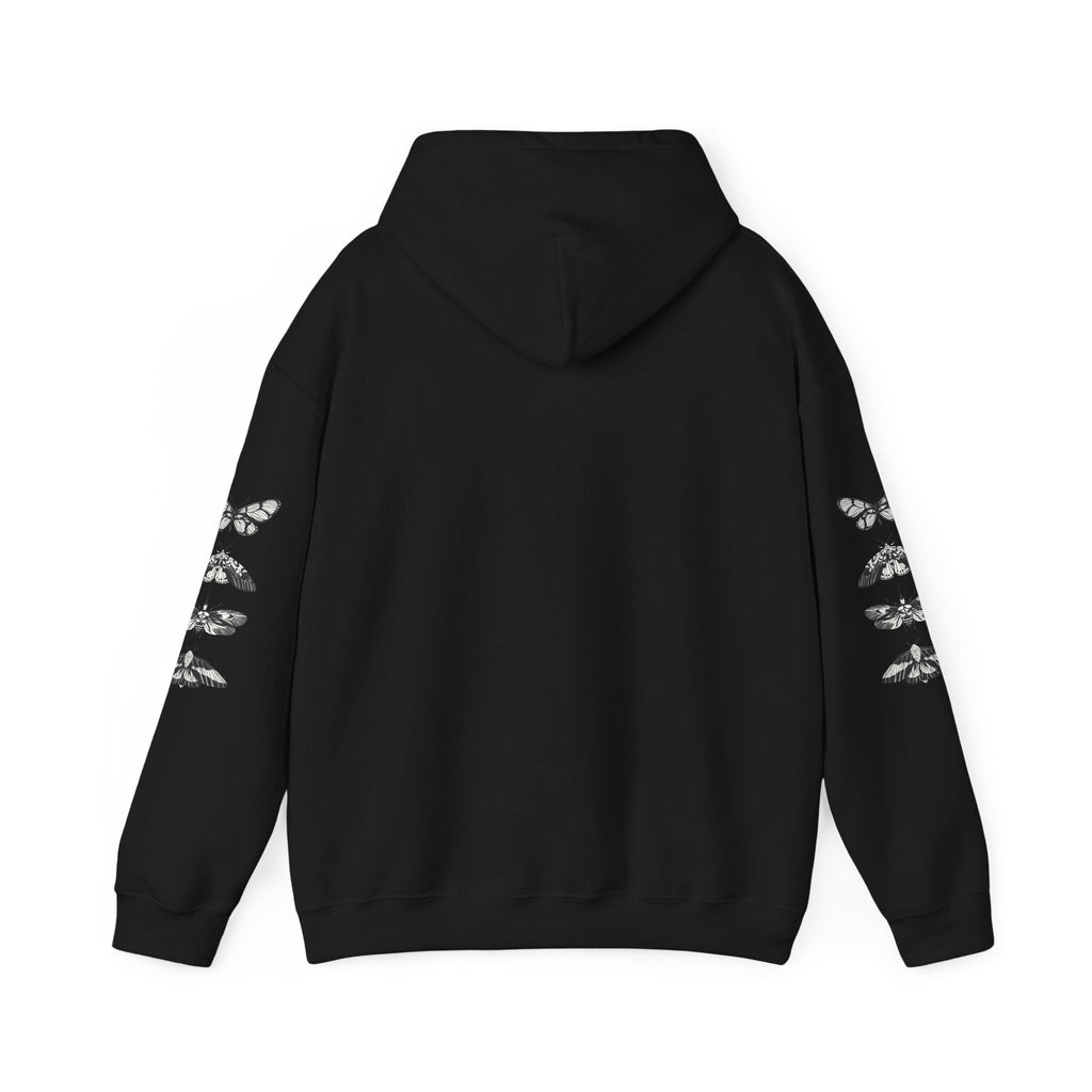 Progress Over Perfection Graphic Hooded Comfy Sweatshirt (Unisex) Black