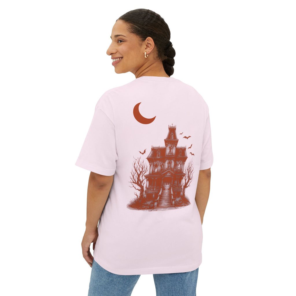 Haunted Manor Transcend Oversized T-Shirt (Unisex) Soft Pink