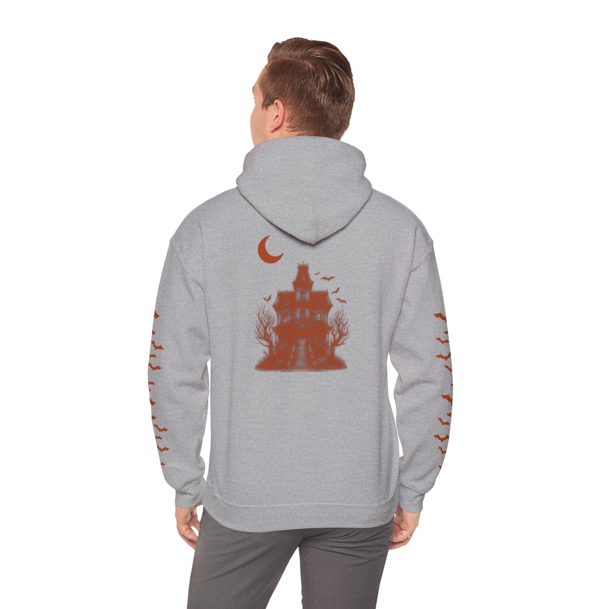 Haunted Manor Transcend Hooded Sweatshirt (Unisex) Sport Grey