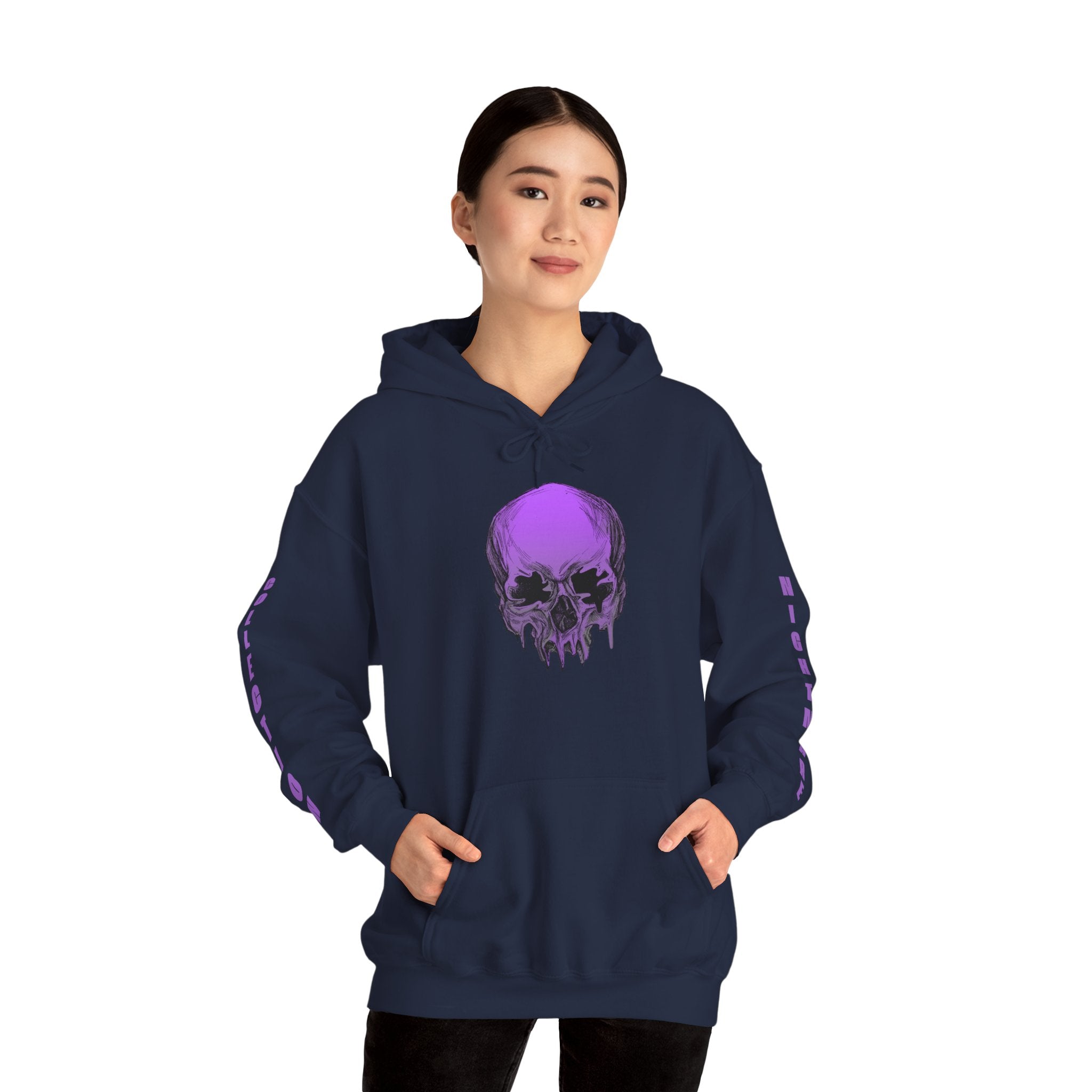 Nightmare Collection Transcend Hooded Sweatshirt (Unisex) Navy