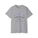 Transcend CO. Premium Tee Ultra Cotton Graphic T-Shirt (Unisex) Athletic Grey