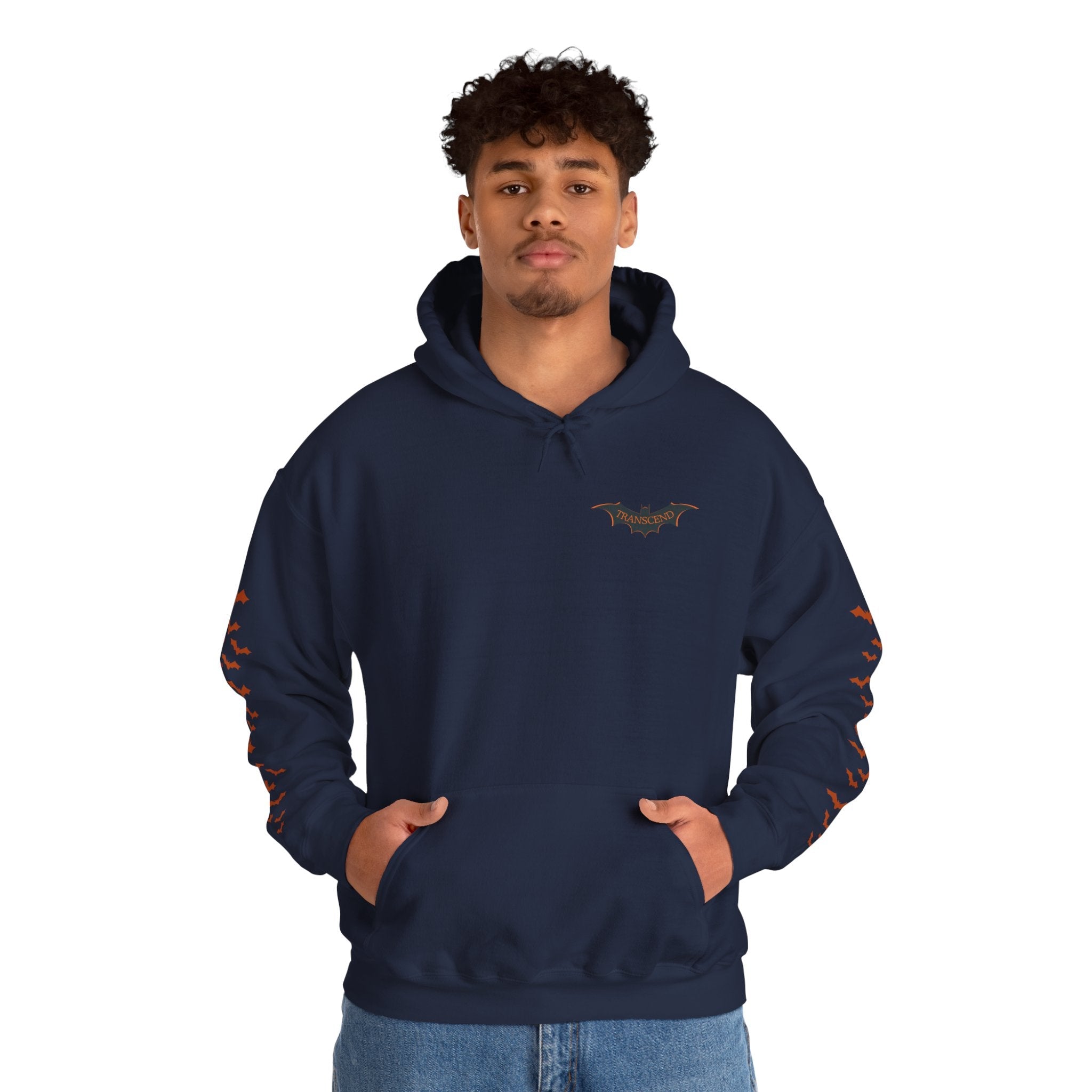 Haunted Manor Transcend Hooded Sweatshirt (Unisex) Navy