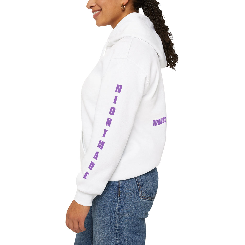 Nightmare Collection Transcend Hooded Sweatshirt (Unisex) White