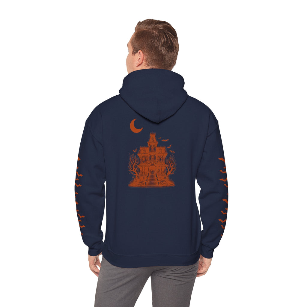 Haunted Manor Transcend Hooded Sweatshirt (Unisex) Navy