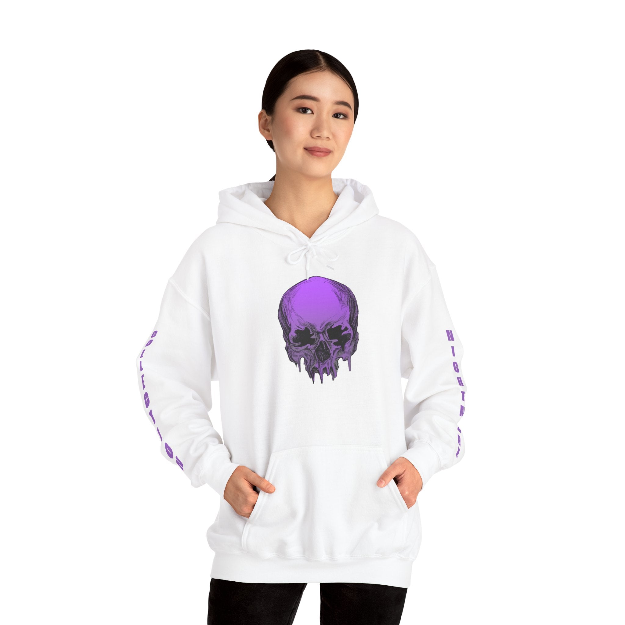Nightmare Collection Transcend Hooded Sweatshirt (Unisex) White