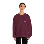 Transcend Logo Crewneck Graphic Long Sleeve Comfy Cotton (Unisex) Maroon
