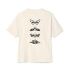 Progress Over Perfection Graphic Oversized Boxy T-Shirt (Unisex) Natural